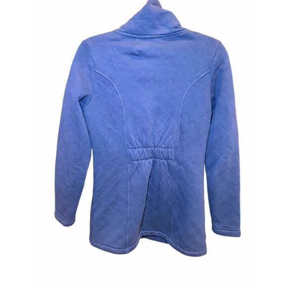 The North Face Women Small Caroluna Quilted Fleece Jacket Purple Fuzzy Lining - Picture 4 of 9